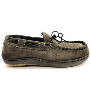 Tempur-Pedic Men’s Therman Charocal Slippers, Size 10 M.